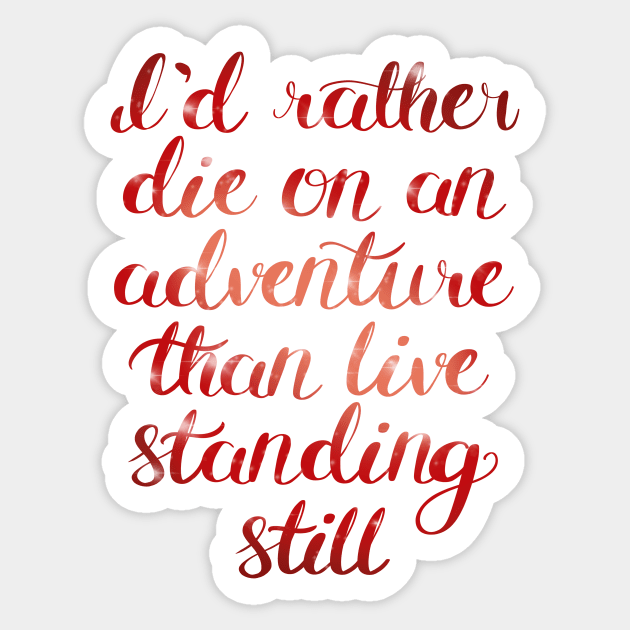 Adventure Sticker by rainilyahead